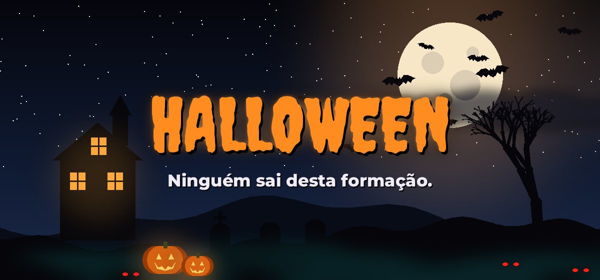 HALLOWEEN — Ninguém sai desta formação.